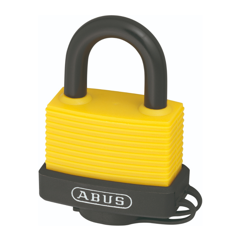 candado vinilo 70al/45 kd amarillo blis (50265-1) ABUS