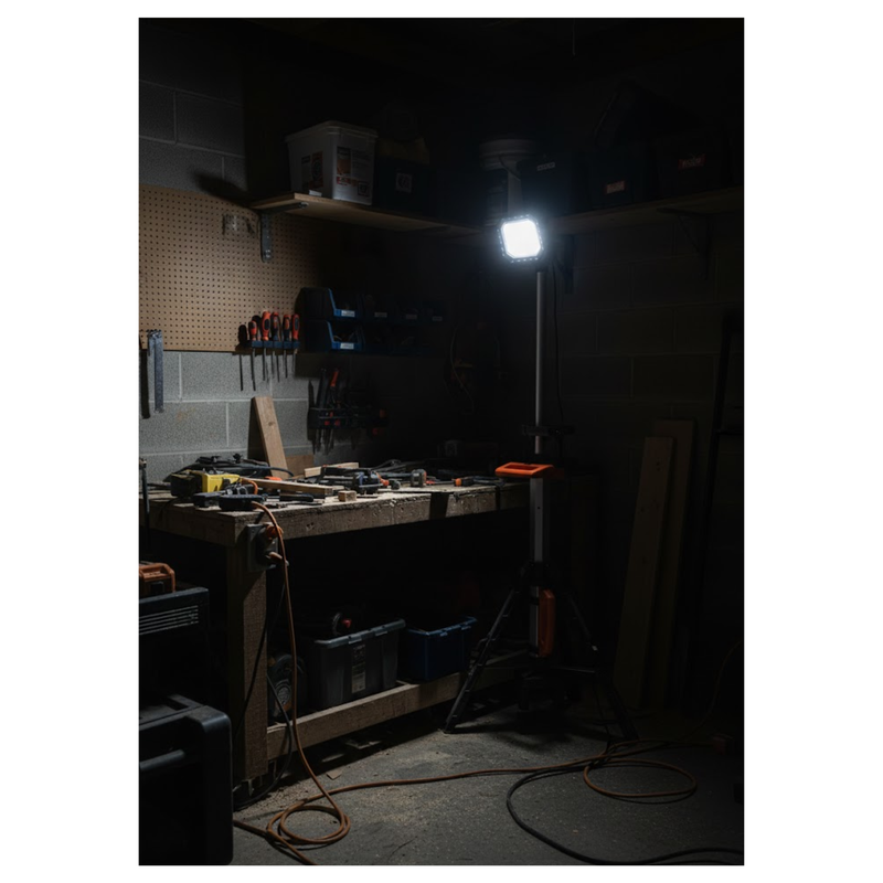 TORRE ILUMINACIÓN A BATERIA 10000LUM (GZ038)