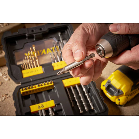 Jgo atornillar y taladrar 31 pz (sta88550-xj) - STANLEY