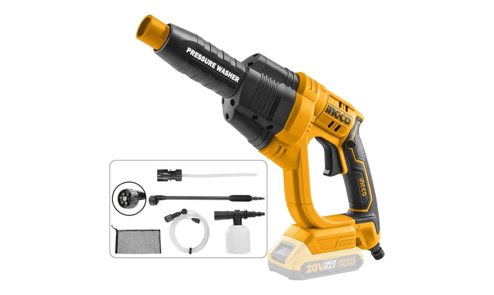 Hidrolavadora Inalambrica 20V 248 BAR S/Herramienta Caudal 2.2L/MIN CPWLI2008 INGCO