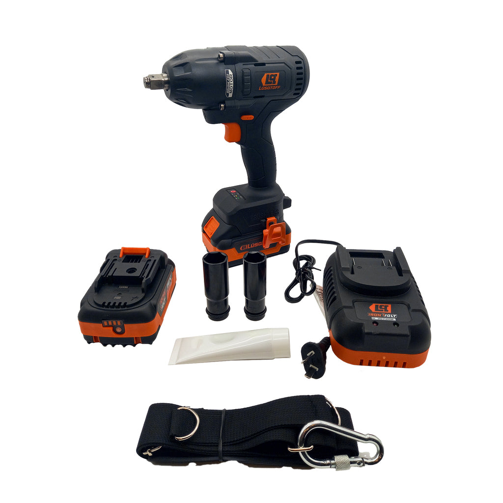 Kit llave de impacto inalámbrica 1/2