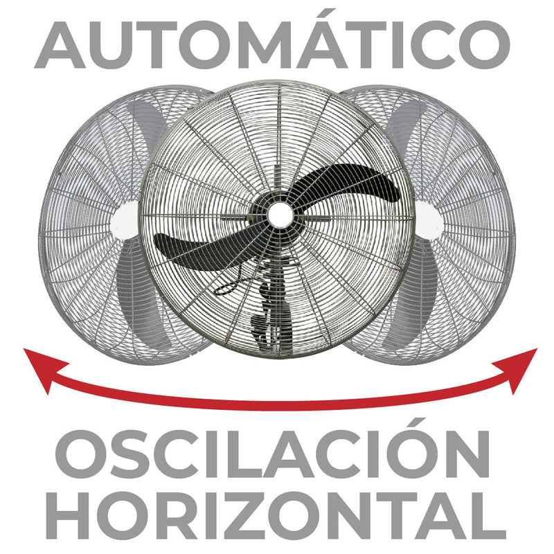 VENTILADOR INDUSTRIAL DE PEDESTAL 30 PULGADAS