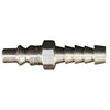 Racord macho 1/4x3/8 espiga (736-6bk) - MILTON