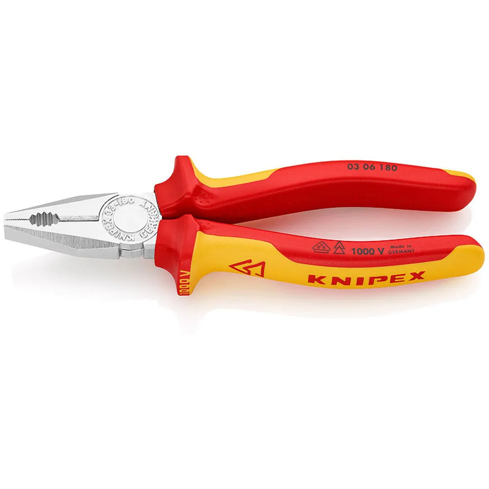 Alicate universal 7 tt 1000v. (0306180t) - KNIPEX