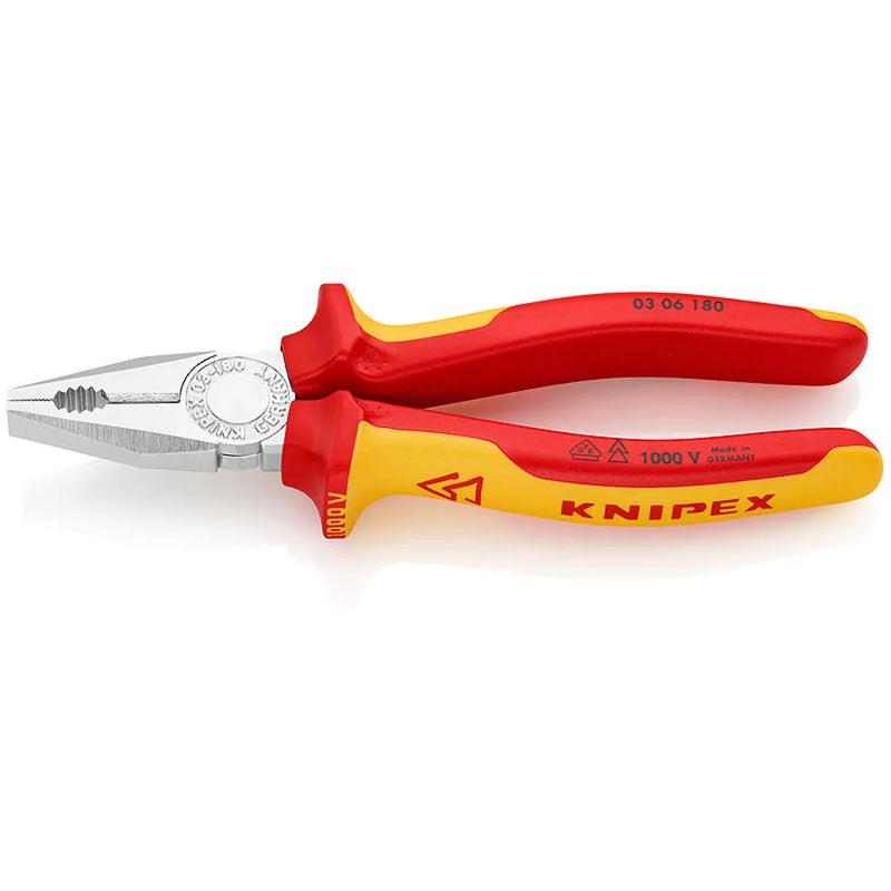 Alicate universal 7 tt 1000v. (0306180t) - KNIPEX