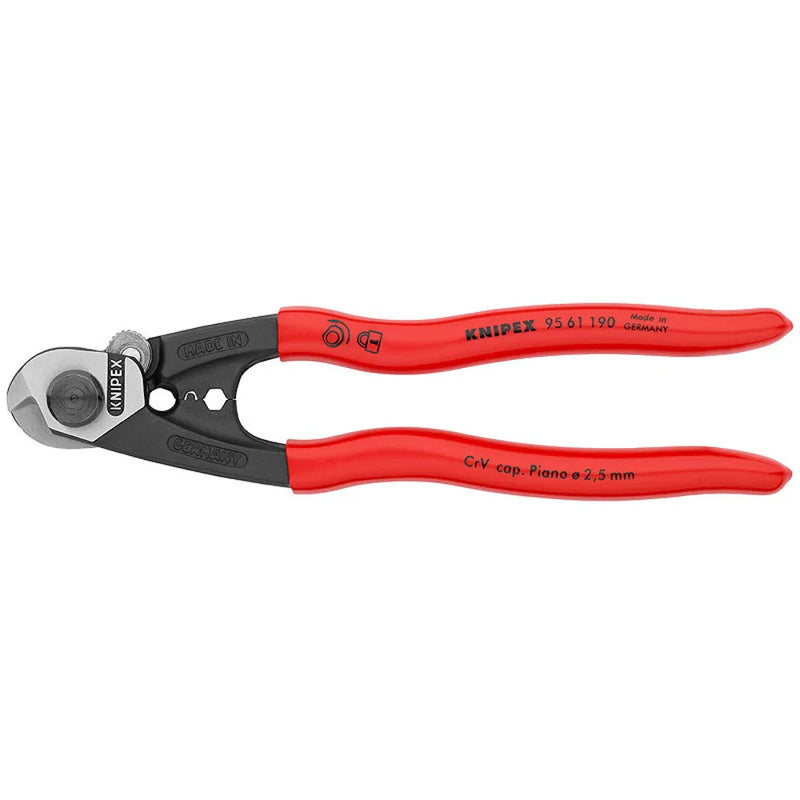 Tenaza c/cables 8 trenzados (9561190) - KNIPEX