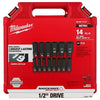 JGO DADOS IMPACTO LARGO 1/2[] HEXAG. 14 PIEZAS 10-27MM (49-66-7014)