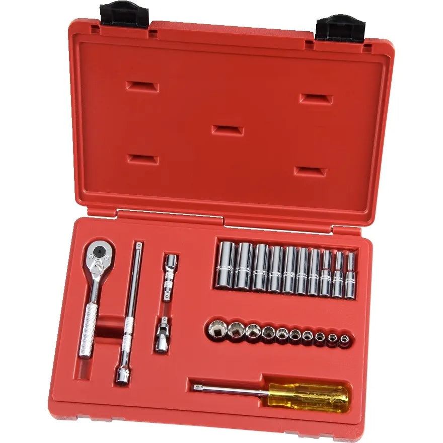 Jgo. dados []1/4 3/16-9/16 25 pzas (j47118) - PROTO