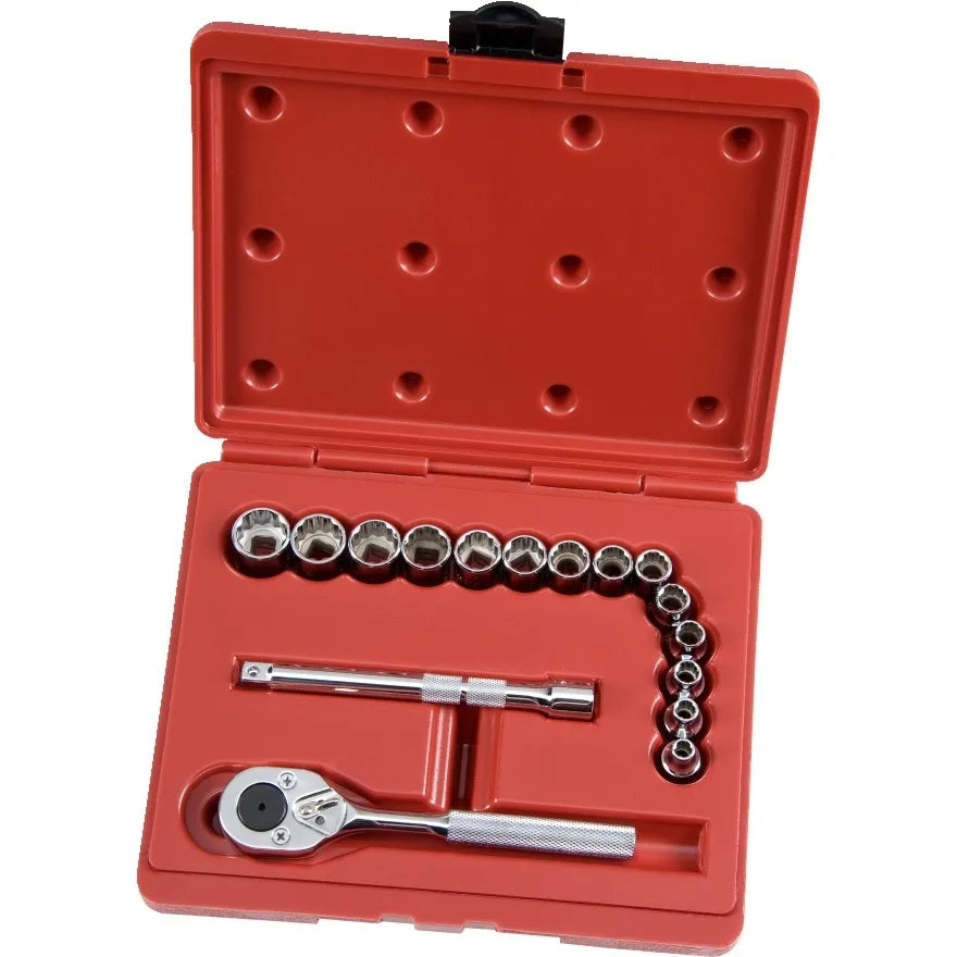 Jgo. dados []3/8 6 a 19 mm 16 pz. (j52218) - PROTO