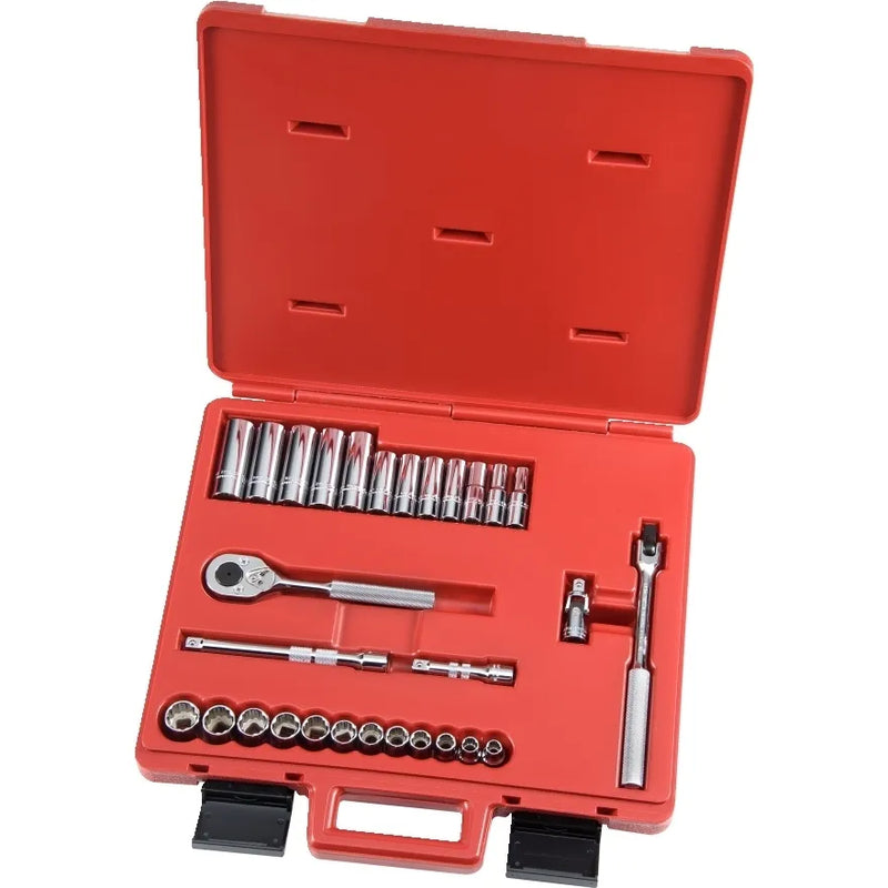 Jgo. dados []3/8 pol. 8 a 19 mm29 pz (j52222) - PROTO