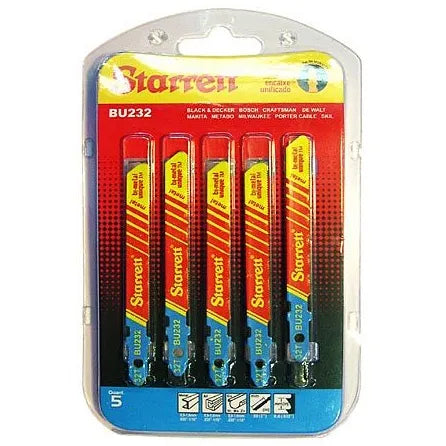 Kit 5 sierras bimetal 32dppx50 mm. (bu232) - STARRETT