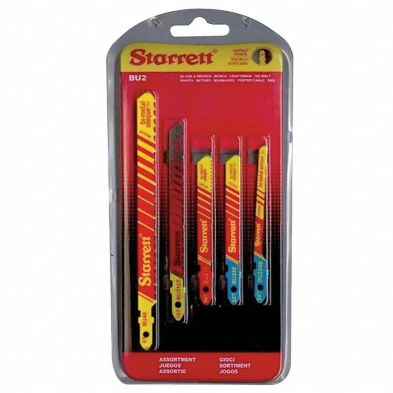 Jgo. sierras calar bimetal 5 pzs. (bu2) - STARRETT