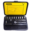Jgo. dados []1/4 4 -13 mm. 18 pzas. (86-117) - STANLEY