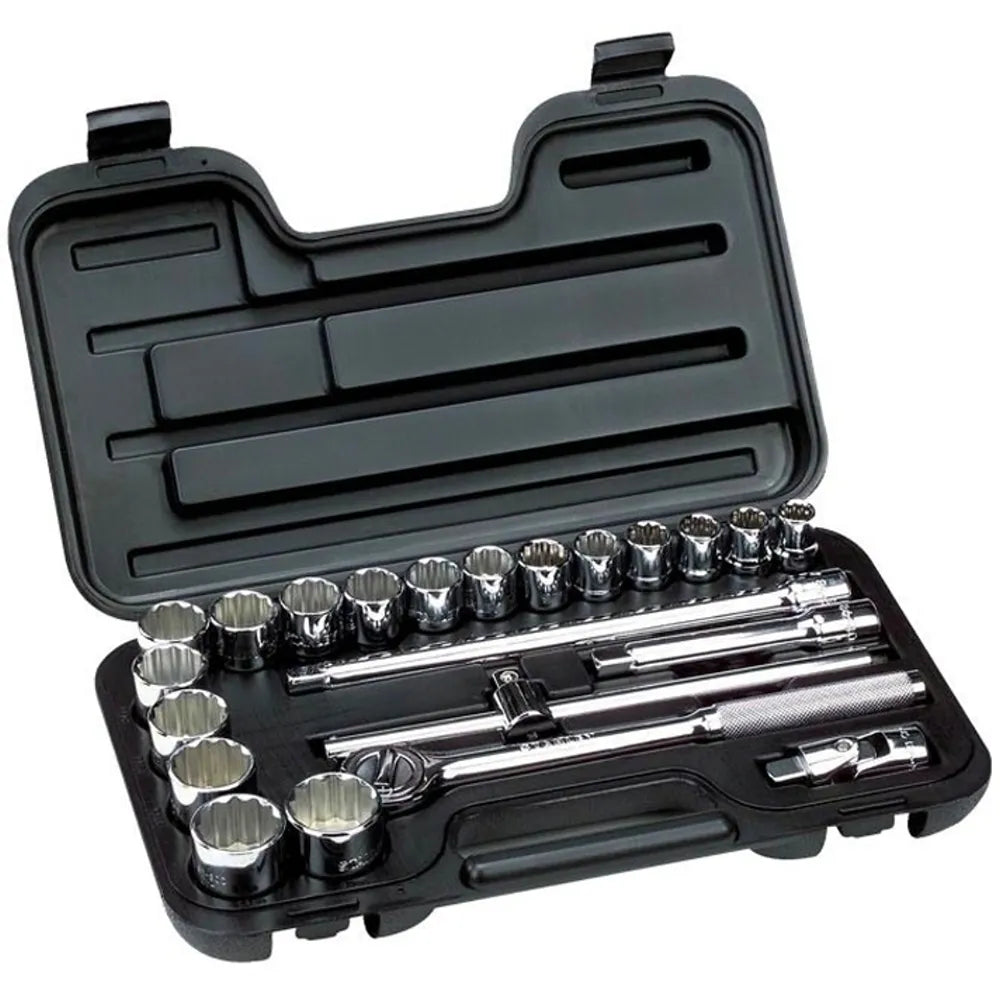 Jgo. dados []1/2 12-30 mm. 23 pzas. (86-531) - STANLEY