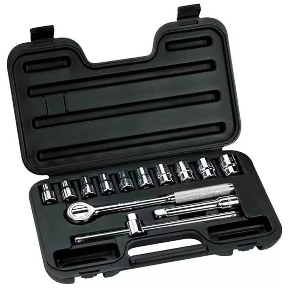 Jgo. dados []1/2 3/8- 1 14 pzas. (86-503) - STANLEY