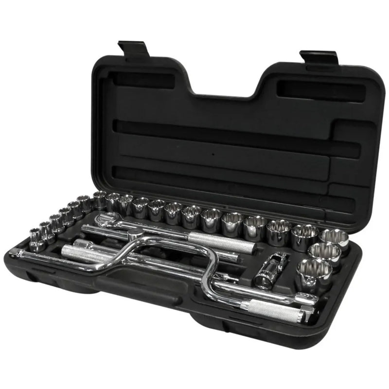 Jgo. dados []1/2 10-32 mm. 29 pzas. (86-504) - STANLEY