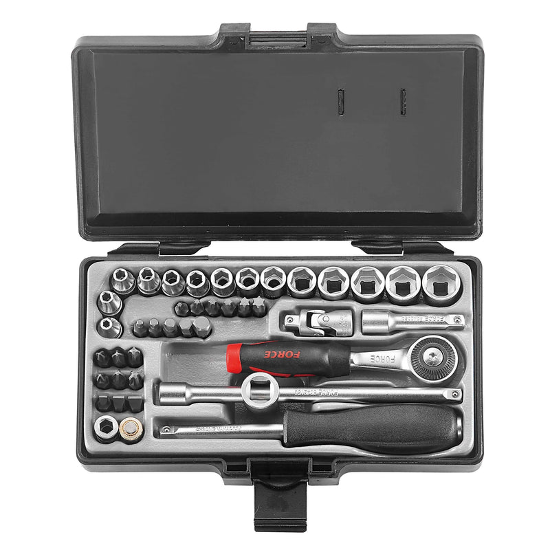 Jgo. dados []1/4 42 pzas. (2421) - FORCE