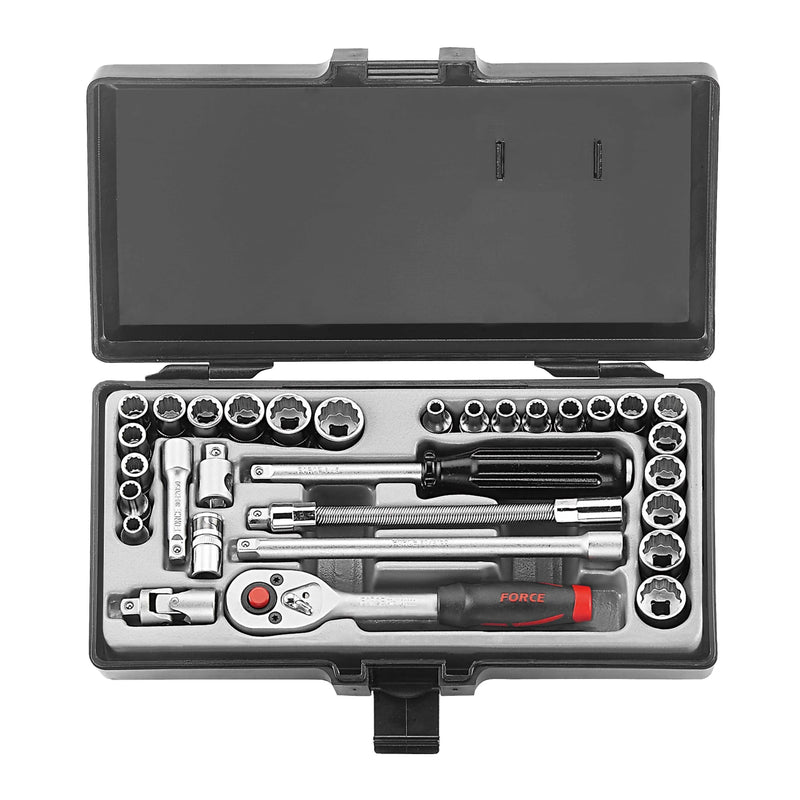 JGO. DADOS []1/4 MM./PULG. (2312-5)