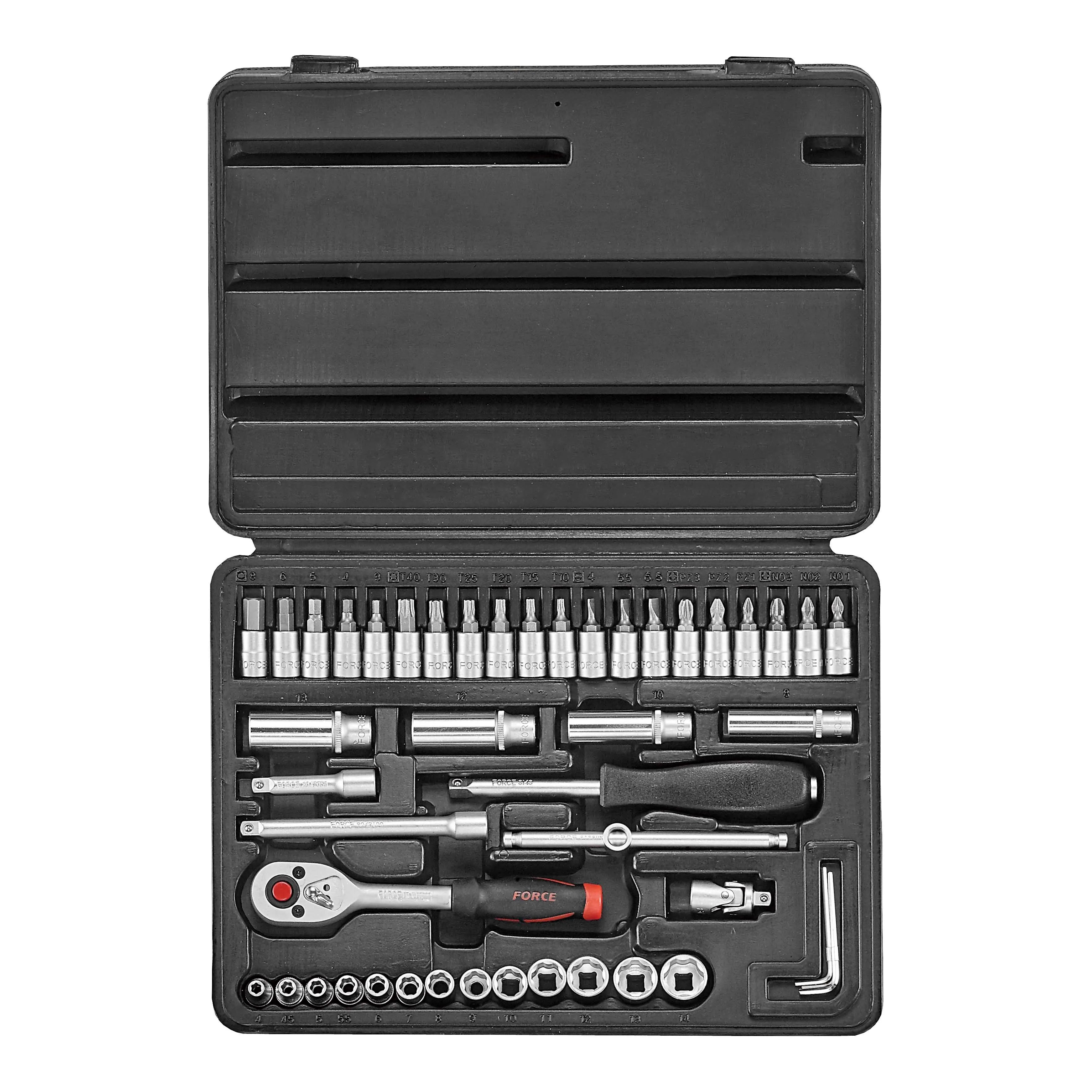 Jgo. dados []1/4 46 pzas. (2461) - FORCE