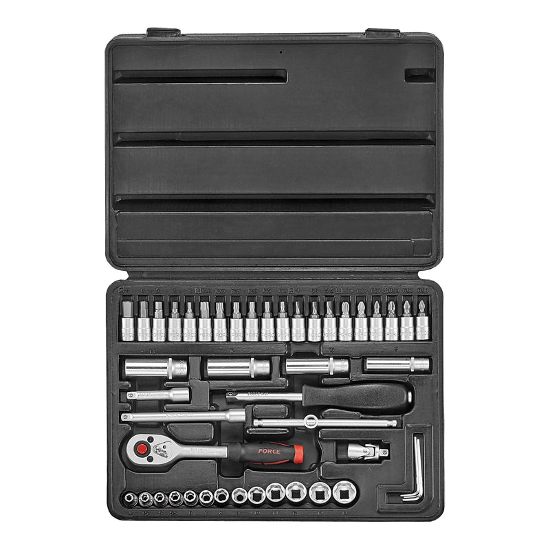 Jgo. dados []1/4 46 pzas. (2461) - FORCE