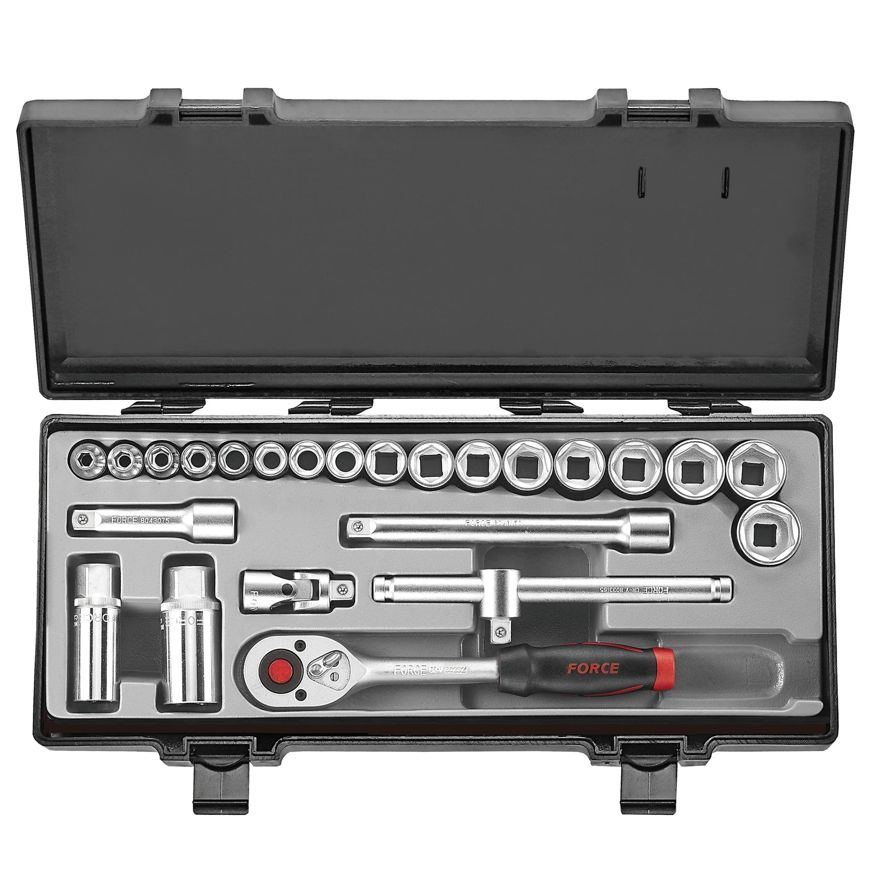 Jgo. dados []3/8 6-22 mm. (3251-5)- FORCE