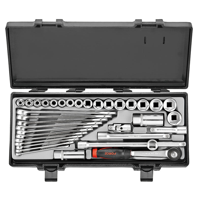 Jgo. dados/llaves 36 pzas. (3361) - FORCE