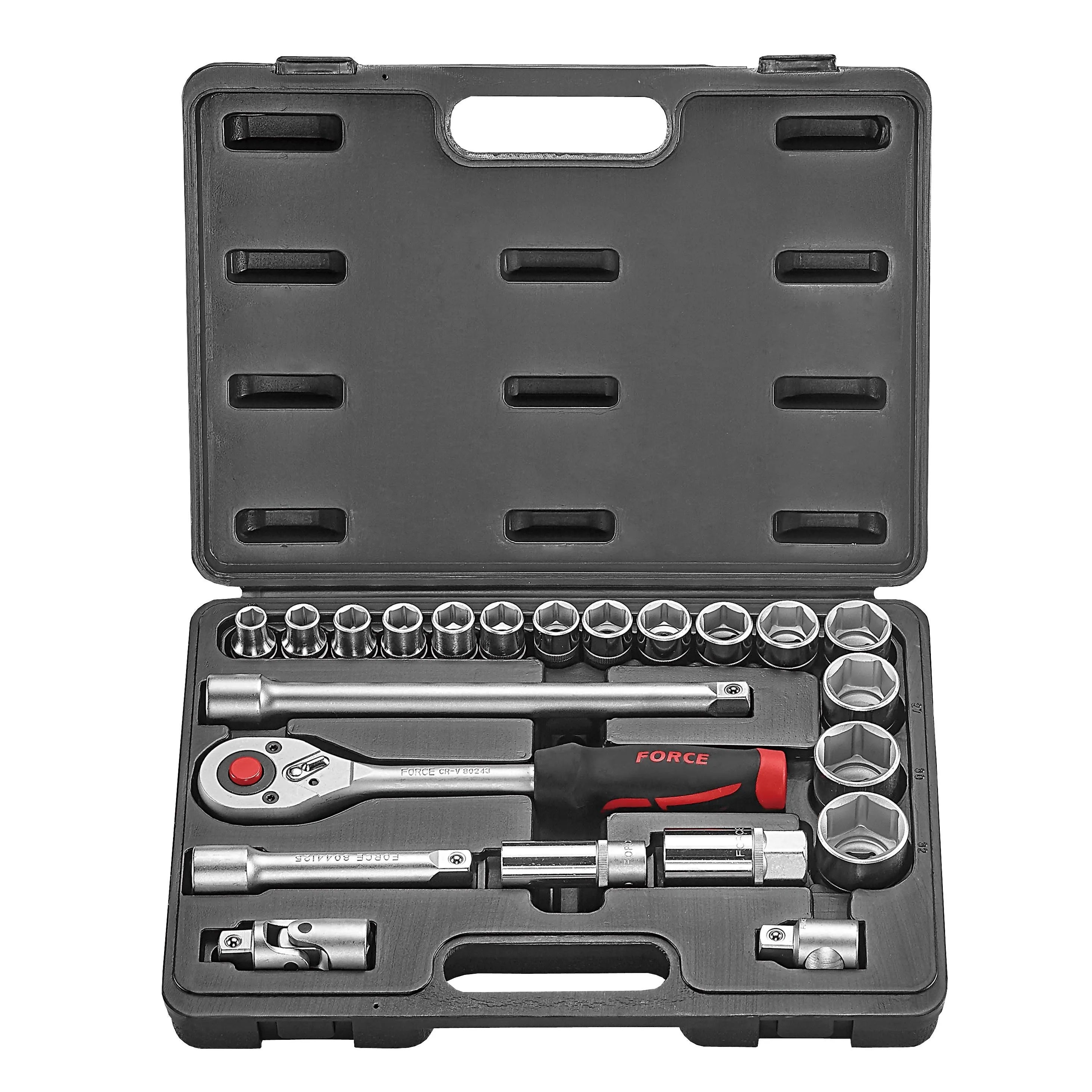 Jgo. dados []1/2 10-32 mm. (4223-7) - FORCE