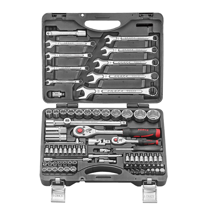 Jgo. dados/llaves 82 pzas. (4821-9) - FORCE