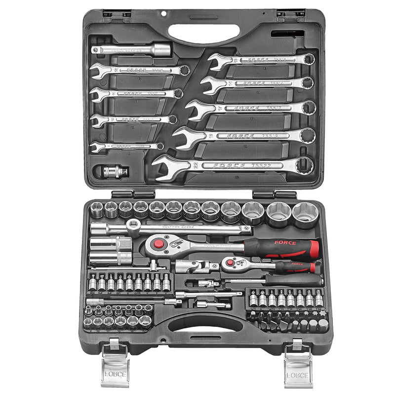 Jgo. dados/llaves 82 pzas. (4821) - FORCE
