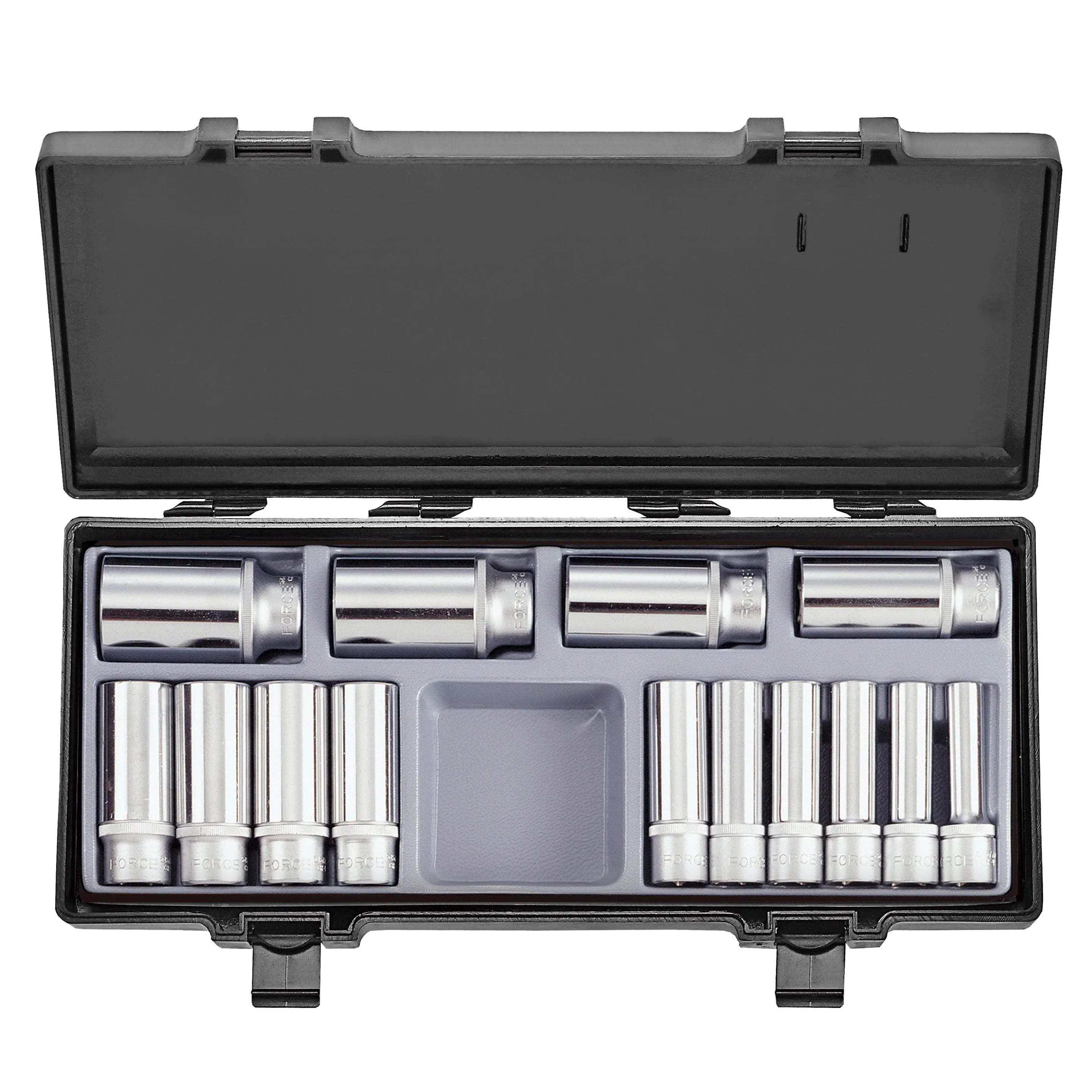 Jgo. dados []1/2 10-32 mm. largo hex. (4143) - FORCE