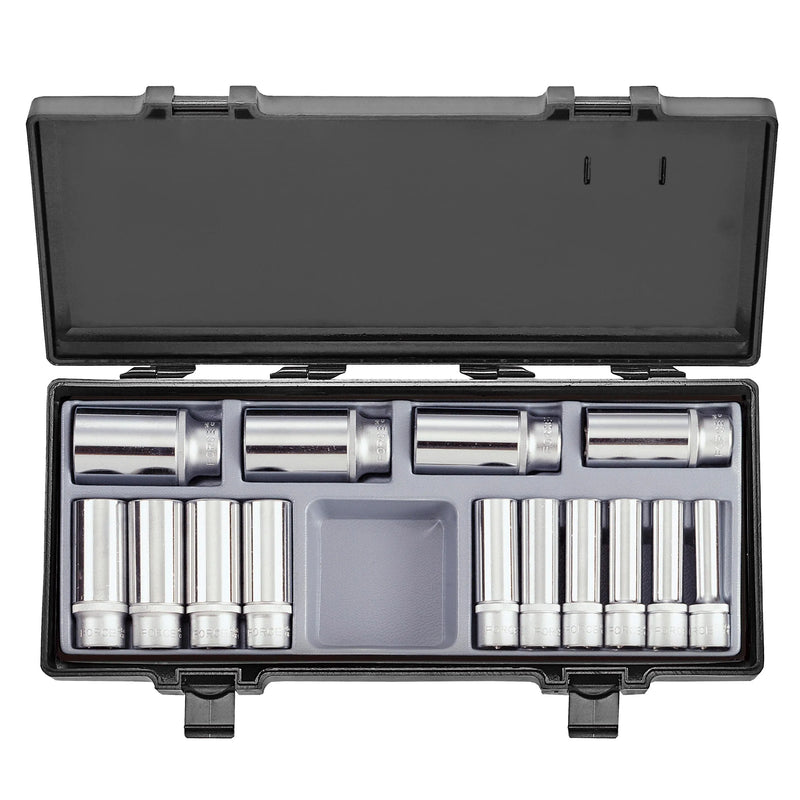 Jgo. dados []1/2 10-32 mm. largo hex. (4143) - FORCE