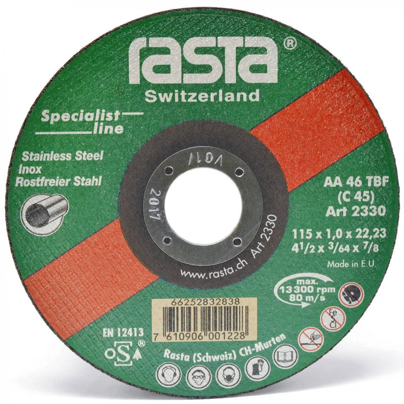 Disco corte 4.1/2 x 1.0 x 22 mm. (2330) - RASTA