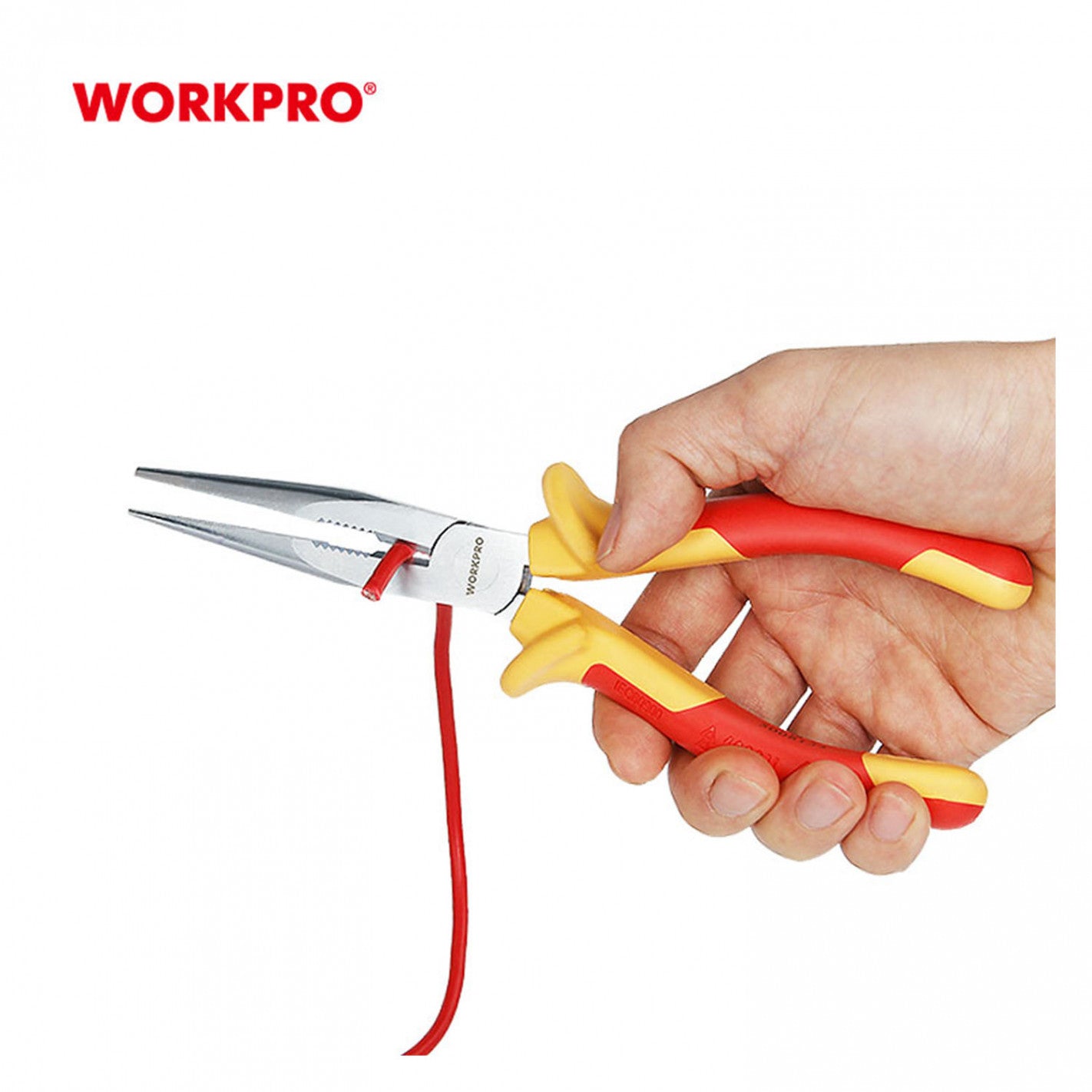 ALICATE PUNTA LARGA CON AISLAMIENTO VDE 6