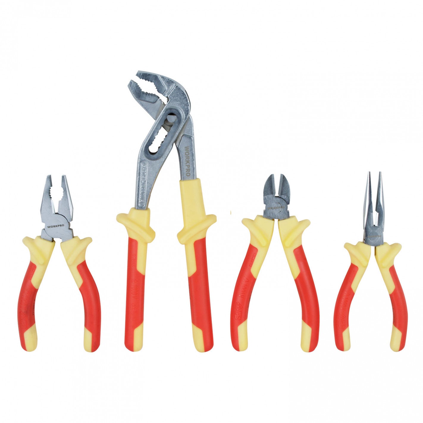 BANDEJA JUEGO DE 4 ALICATES AISLADOS WP209103