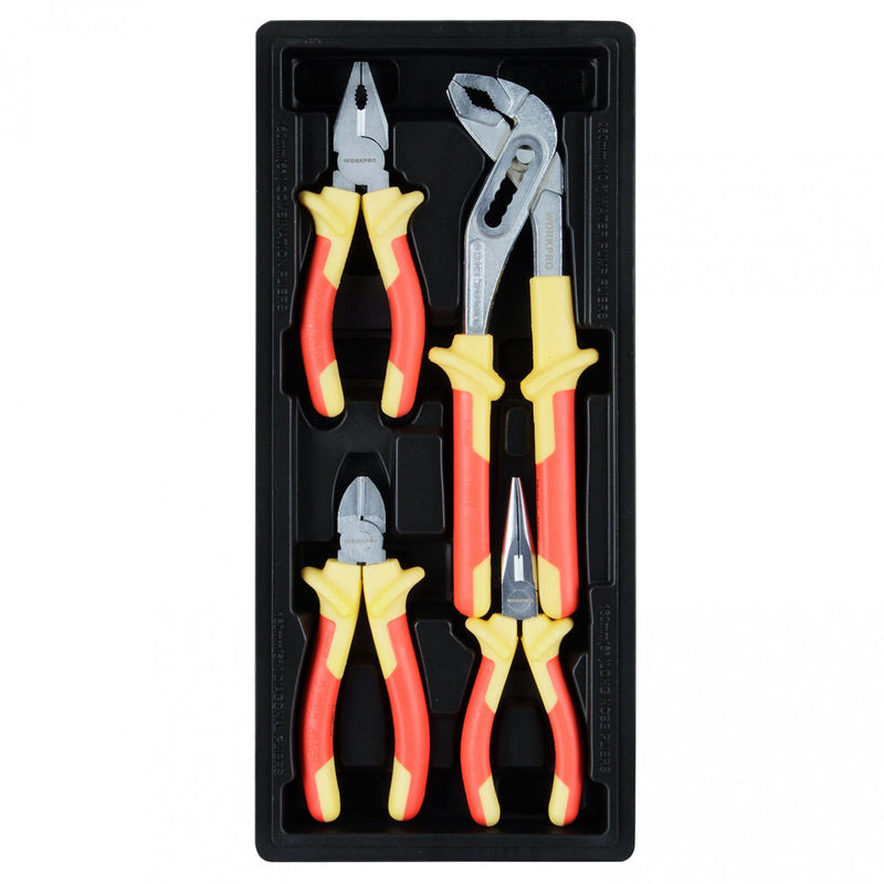 BANDEJA JUEGO DE 4 ALICATES AISLADOS WP209103