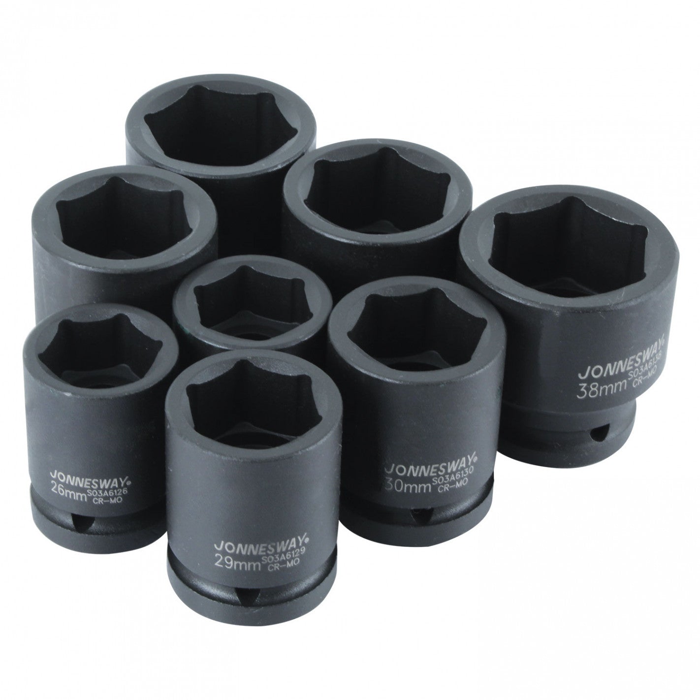 CAJA de DADOS de IMPACTO 3/4 8 piezas S03A6108