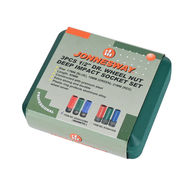 CAJA de DADOS IMPACTO 1/2 3 pz S22A4103MS