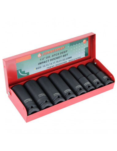 CAJA de DADOS IMPACTO LARGOS 1/2 8 pz S03AD4108S