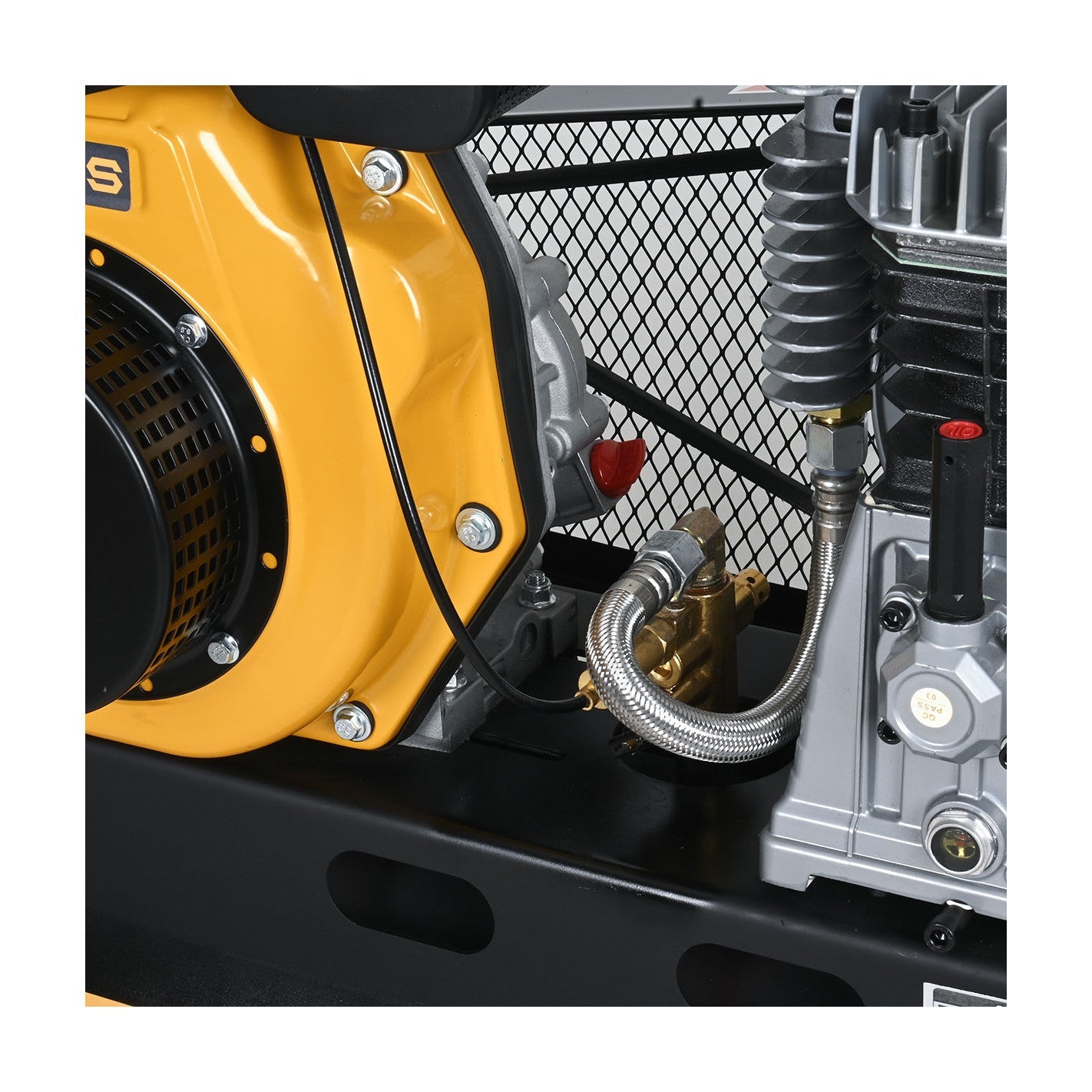 COMPRESOR AUTONOMO 55 Hp - 80 litros DIESEL SD17