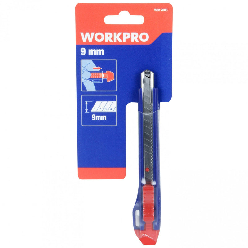 CUCHILLO CARTONERO 9MM PLASTICO W012005WE