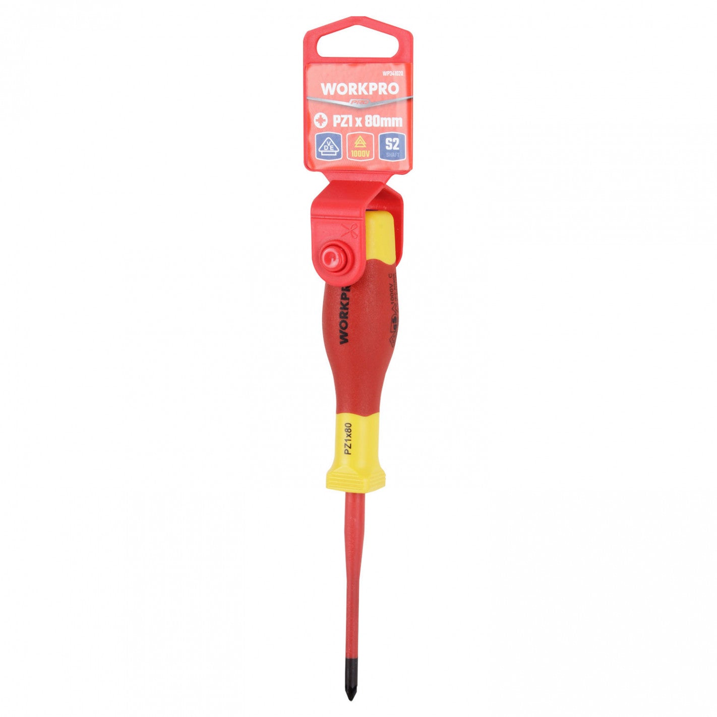 DESTORNILLADOR POZI AISLADO PZ1x80mm WP341020