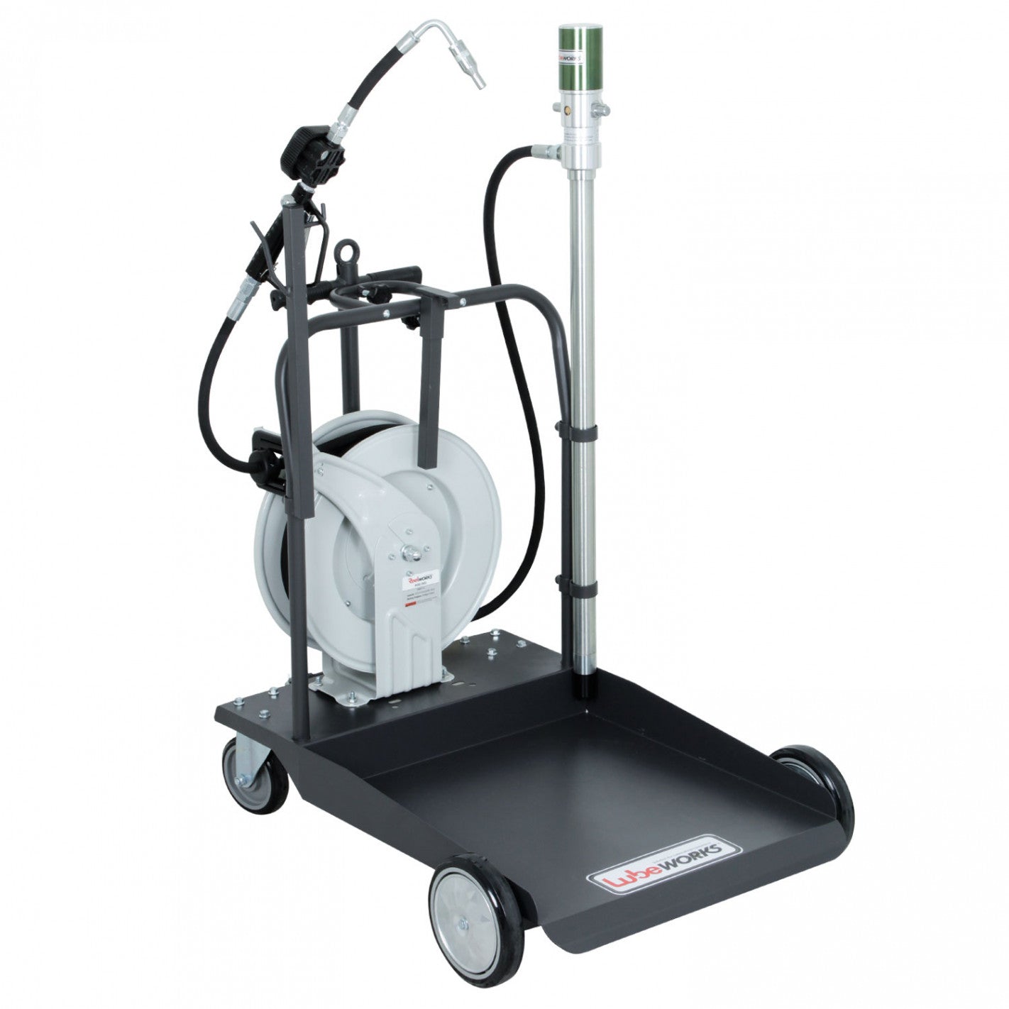 EQUIPO NEUMATICO LUBRICACION 200 L con ENROLLADOR