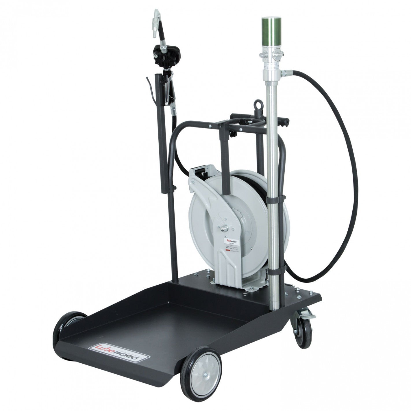 EQUIPO NEUMATICO LUBRICACION 200 L con ENROLLADOR