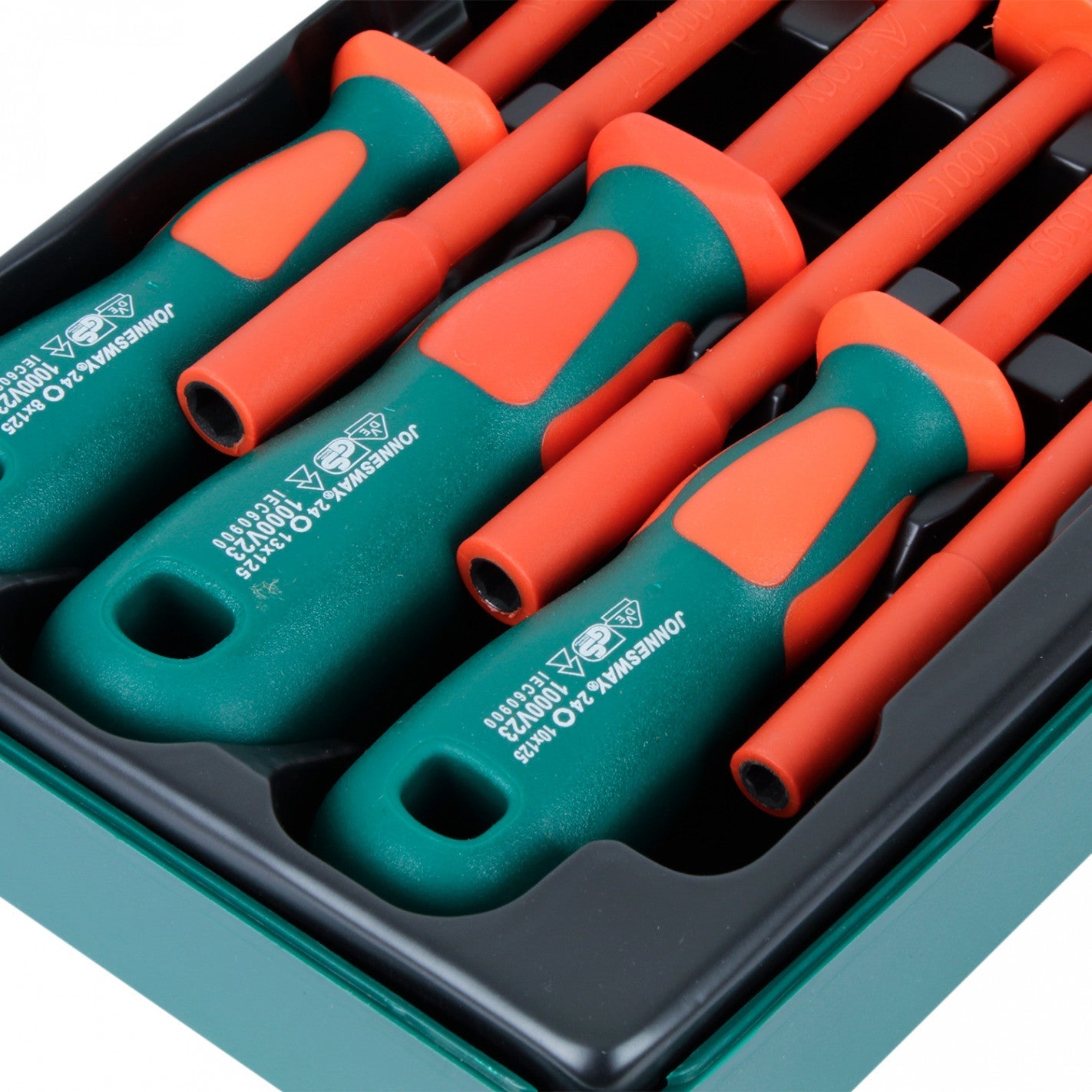 JUEGO 6 PZAS DESTORNILLADORES ELECTRICISTA 1000V JONNESWAY