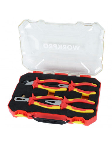 JUEGO DE ALICATES AISLADOS DE 4 PIEZAS WP204703