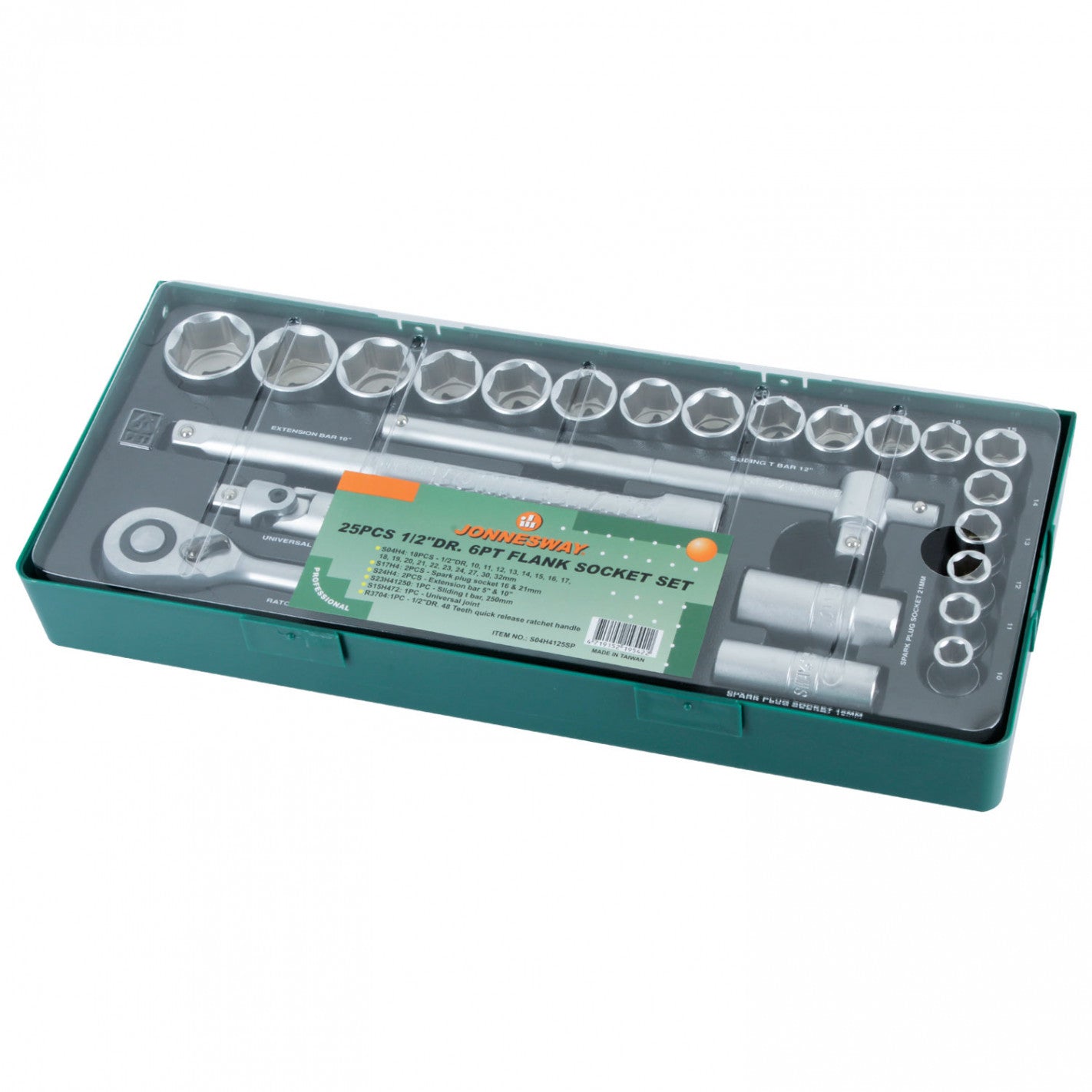 JUEGO de DADOS 1/2 25 piezas S04H4125SP