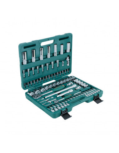 JUEGO de DADOS 1/4 y 1/2 94 piezas S04H52494S