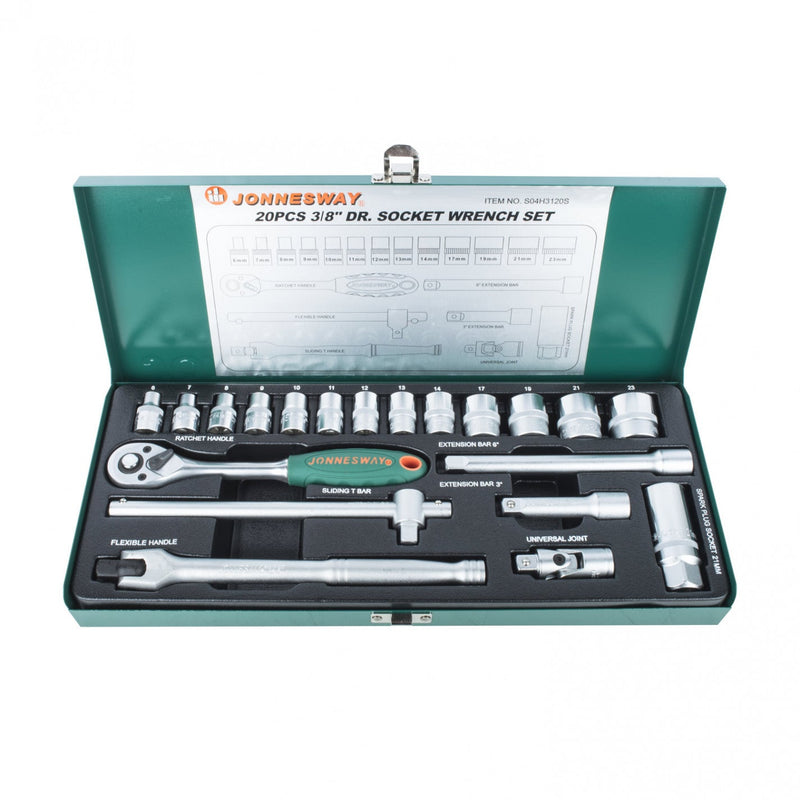 JUEGO de DADOS 3/8 20 piezas S04H3120S