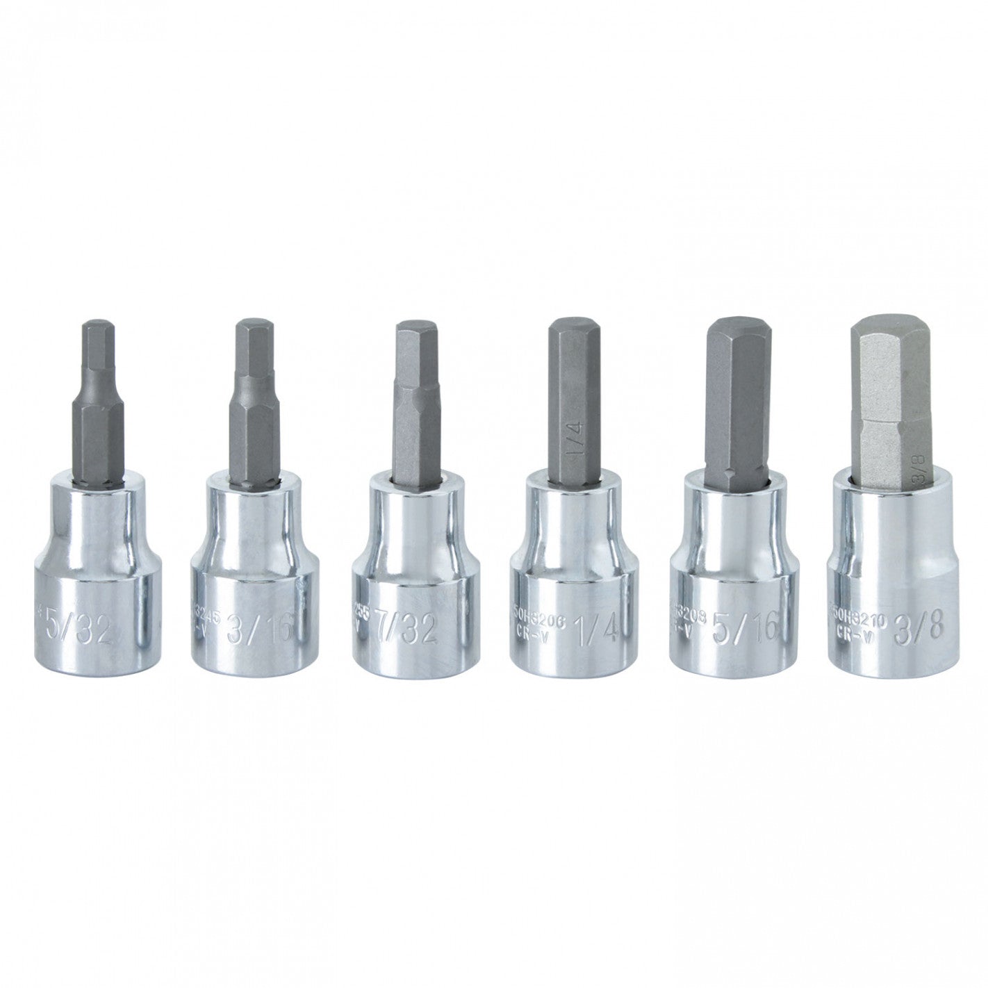 JUEGO de DADOS HEXAGONALES 3/8 6 piezas S50H3206S