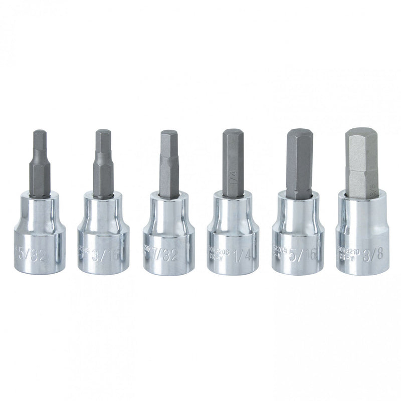 JUEGO de DADOS HEXAGONALES 3/8 6 piezas S50H3206S